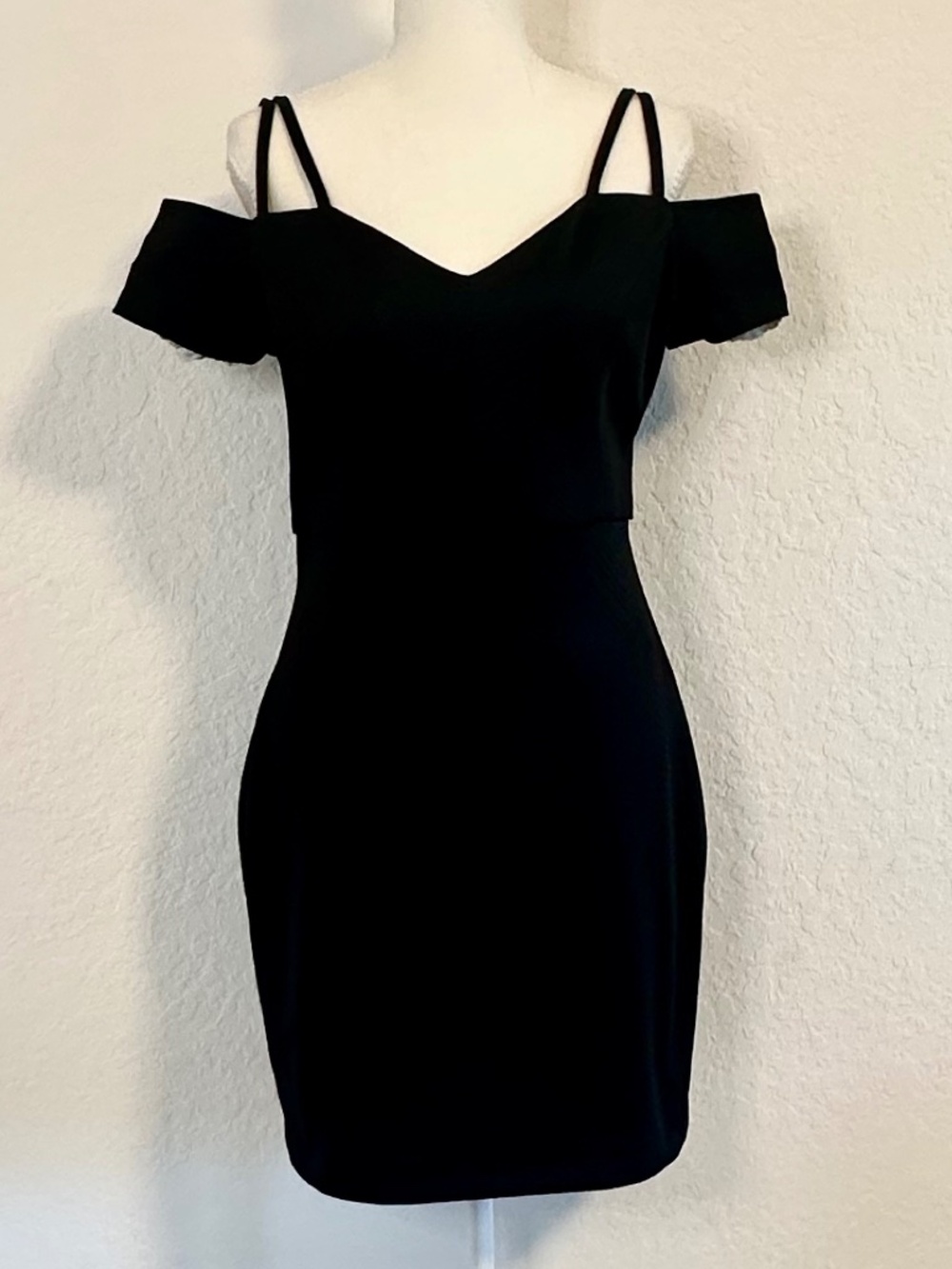 Guess Los Angelas Strappy Black Mini Dress, Size 6